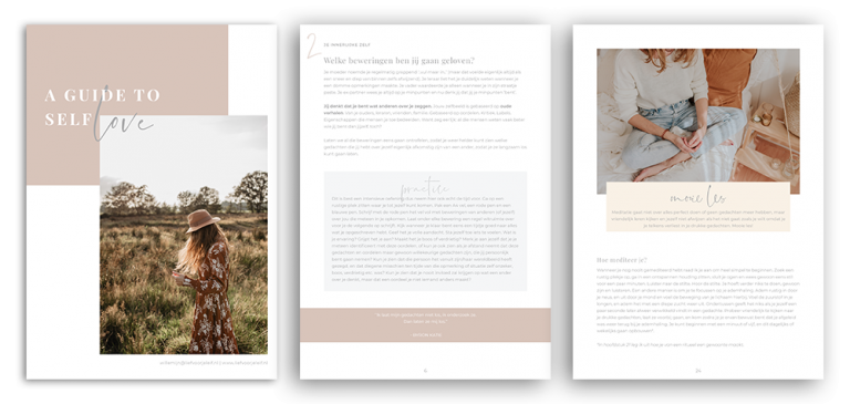 a guide to self love - lief voor je leif