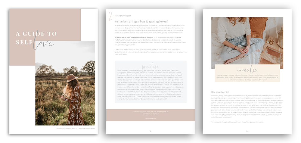 a guide to self love - lief voor je leif
